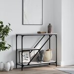 vidaXL Table console sonoma gris 88 5x30x75 cm bois d'ingénierie