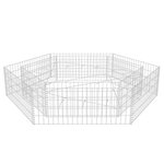vidaXL Lit surélevé à gabion hexagonale 200x173x40 cm