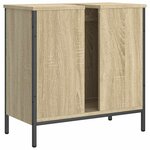 vidaXL Armoire lavabo de salle de bain chêne sonoma 60x30x60 cm