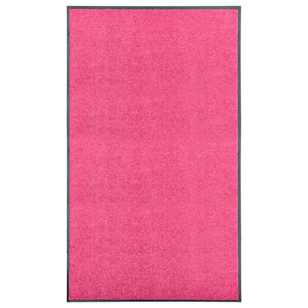 vidaXL Paillasson lavable Rose 90x150 cm