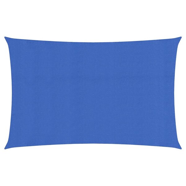 vidaXL Voile d'ombrage 160 g/m² rectangulaire bleu 4x7 m PEHD