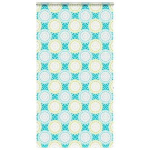 vidaXL Store enrouleur de douche avec cassette largeur du tissu 116 cm