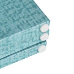vidaXL Cloison de séparation pliable 120 x 170 cm Papillon Bleu