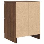vidaXL Meuble TV chêne marron 40x35x54 cm bois d'ingénierie
