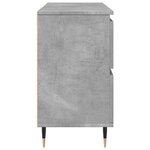 vidaXL Armoire salle de bain gris béton 80x33x60cm bois d'ingénierie