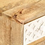 vidaXL Meuble TV 120x30x40 cm Bois massif de manguier