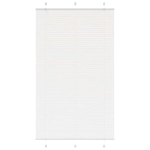 vidaXL Store plissé blanc 120x200cm largeur du tissu 119 4cm polyester