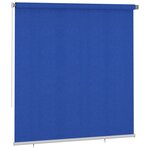 vidaXL Store roulant d'extérieur 220x230 cm Bleu PEHD