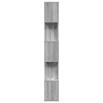 vidaXL Étagère séparatrice de pièce 5 niveaux sonoma gris 70x24x161 cm