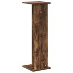 vidaXL Support de Plante Chêne fumé 25 x 25 5 x 80 5 cm
