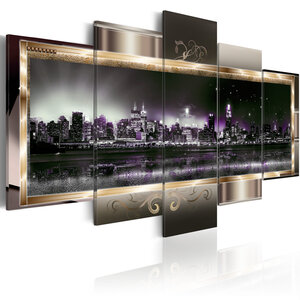 Tableau - new york: starry night l x h en cm 100x50