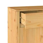 vidaXL Buffet Drammen Chêne 79 x 43 x 75 5 cm Bois de pin massif