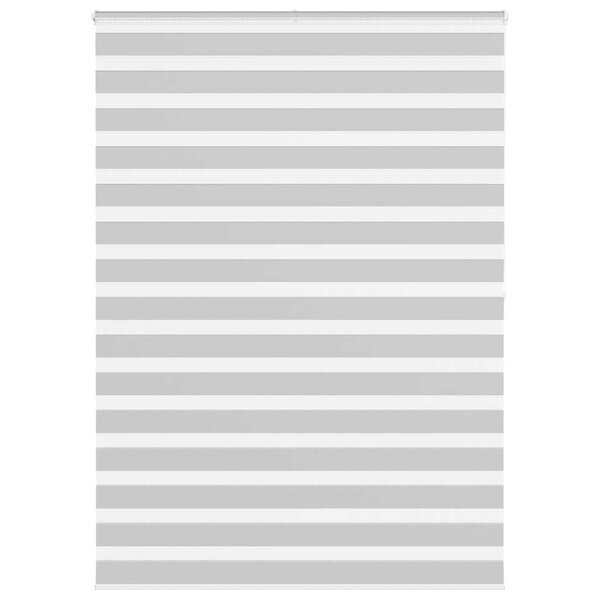 vidaXL Store zèbre gris clair largeur du tissu 150 9 cm polyester