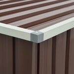 vidaXL Boîte de rangement de jardin Marron 171x99x93 cm