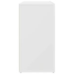 vidaXL Buffet avec tiroir Blanc 120 x 36 x 69 cm Bois d'ingénierie