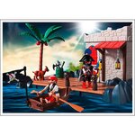 PLAYMOBIL 6146 - Pirates - SuperSet Îlot des pirates
