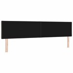 vidaXL Tête de Lit en Tissu Autre Marron foncé 200 cm tissu