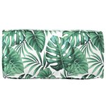 vidaXL Coussin pour dossier de palette Floral Motif de feuille