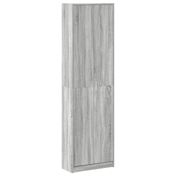 vidaXL Armoire Gris Sonoma 55x25x189 cm en bois d'ingénierie