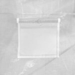 vidaXL Serre avec cadre en acier blanc 110 m² 22x5x2 3 m