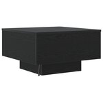 vidaXL Table Basse Chêne noir 55 x 55 x 31 cm Bois d'ingénierie
