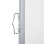 vidaXL Auvent latéral rétractable Crème 140 x 600 cm