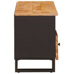 vidaXL Meuble TV Corona Marron 100 x 33 x 46 cm Bois de mangue massif