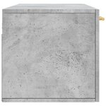 vidaXL Armoire murale gris béton 100x36 5x35 cm bois d'ingénierie