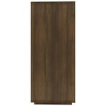 vidaXL Buffet chêne marron 120x30x75 cm bois d'ingénierie