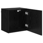 vidaXL Meubles TV muraux Montage mural 2 Pièces Chêne noir 40 5x30x40cm