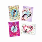 Djeco DJ09501 - Tableaux à Pailleter - Oiseaux à Paillettes