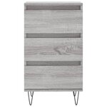 vidaXL Buffet sonoma gris 40x35x70 cm bois d'ingénierie