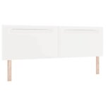 vidaXL Tête de lit Montage mural avec tête de lit Blanc 180 cm PVC