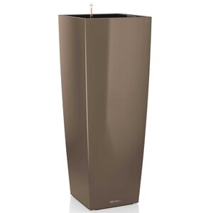 Lechuza jardinière cubico alto 40 all-in-one taupe brillant 18234