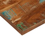 vidaXL Dessus de table 50x20x3 8 cm rectangulaire bois massif récupéré