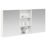 vidaXL Ensemble de Meubles de Salle de Bain 3 Pièces 140 x 14 5 x 70 cm