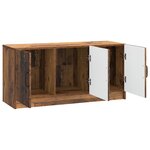vidaXL Meuble TV Bois ancien 99 x 34 5 x 47 cm Bois d'ingénierie