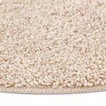 vidaXL Tapis Crème 120 x 120 cm Polypropylène