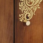 vidaXL Buffet Marron 40 x 33.5 x 110 cm Bois de manguier massif