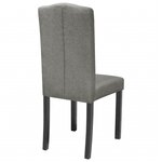 vidaXL Chaises à manger lot de 6 gris tissu