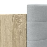 vidaXL Cadre de lit sans matelas chêne sonoma 75x190 cm