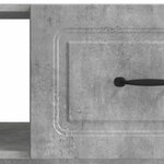 vidaXL Table basse Gris béton 90 x 50 x 37 cm Bois d'ingénierie