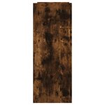 vidaXL Table console chêne fumé 100x35x90 cm bois d'ingénierie