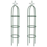 vidaXL Arche de jardin en forme de tour 2 Pièces