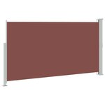 vidaXL Auvent latéral rétractable de patio 160 x 300 cm Marron