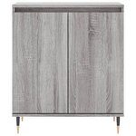 vidaXL Buffet Sonoma gris 60x35x70 cm Bois d'ingénierie