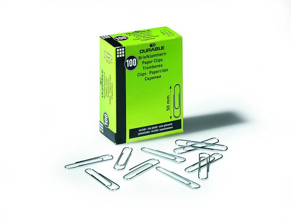 Boite de 100 Attache-lettres zingués 50 mm DURABLE