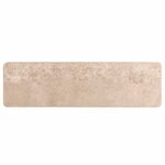 vidaXL Coureur de Tapis MARSA Beige 50 x 200 cm Polyester et PVC