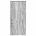 vidaXL Buffet sonoma gris 29 5x34x76 cm bois d'ingénierie