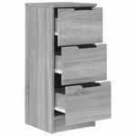 vidaXL Buffet Sonoma gris 30x30x70 cm Bois d'ingénierie